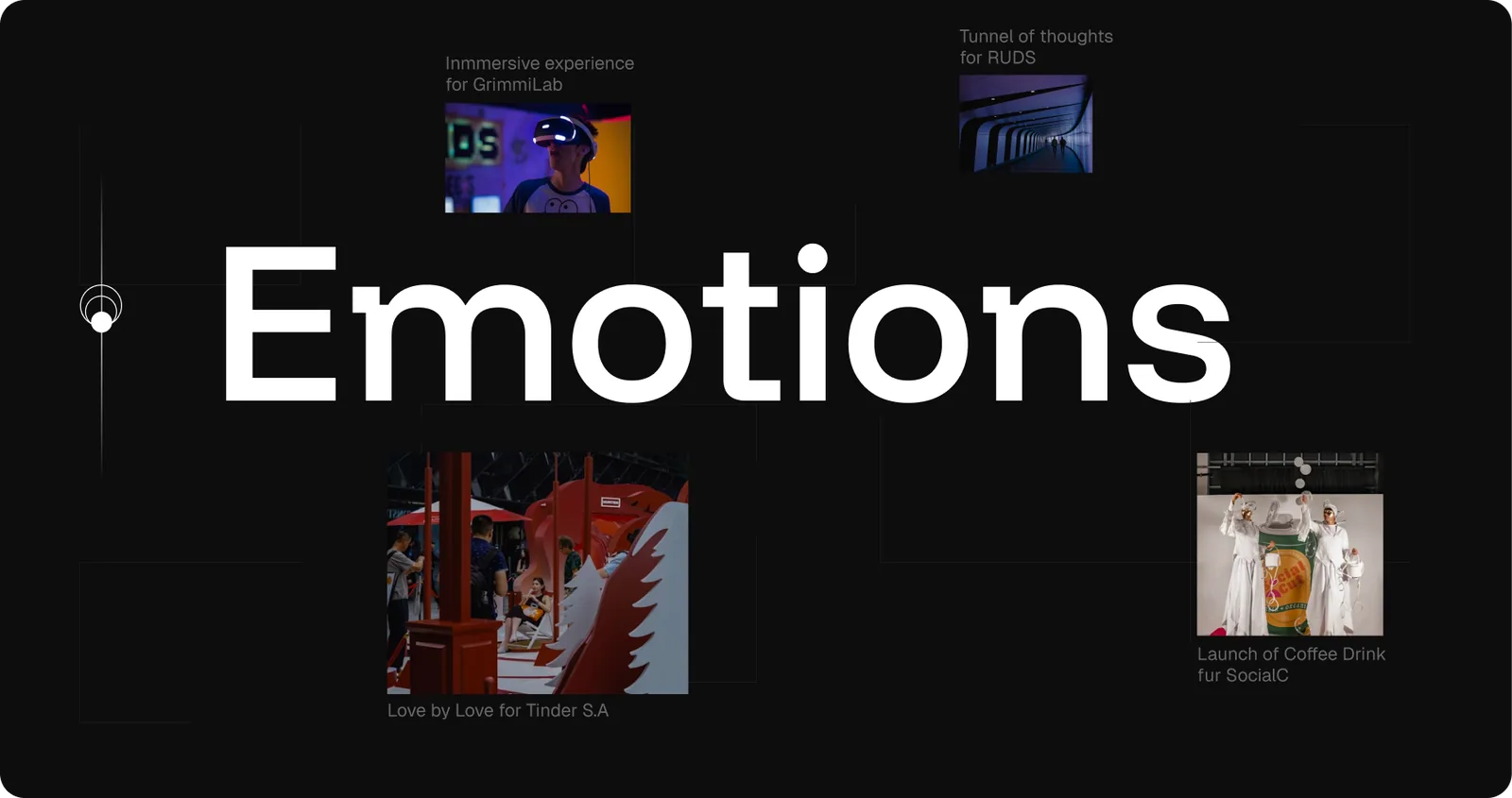 Playful Experiences — Narrative-first homepage design